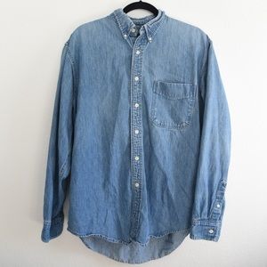 vintage j.crew denim button down